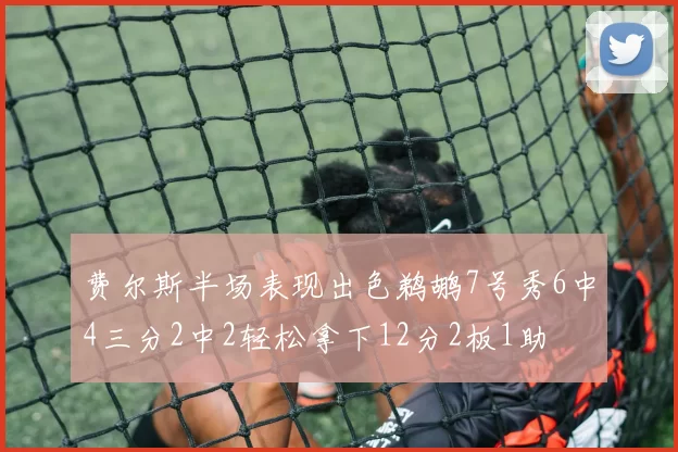 费尔斯半场表现出色鹈鹕7号秀6中4三分2中2轻松拿下12分2板1助